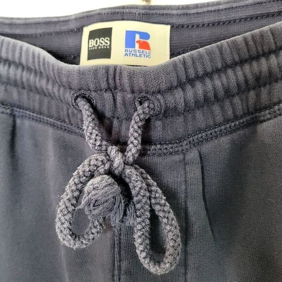 Boss Hugo Boss x Russell Blue Sweatpants Relaxed Fit Size Large - Picture 6 of 11